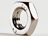 M6x1.0 18-8 Stainless Steel Jam Nut